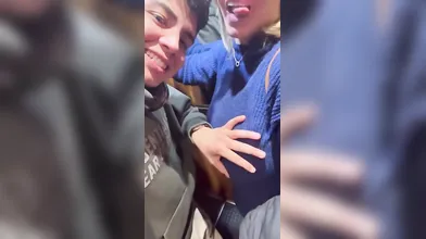 DonnaMeliina Show Her Giant Tits To Her Son