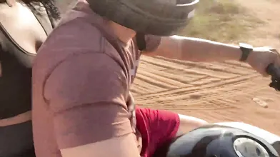 Black pornstar blows a explosion on brown-haired amateur's ideal tits. Natural-t