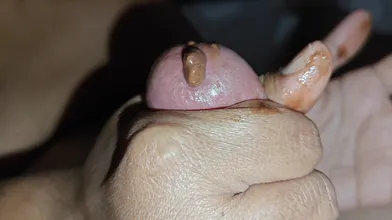 Tamil wife Blowjob for hubby with chocolate filled cock