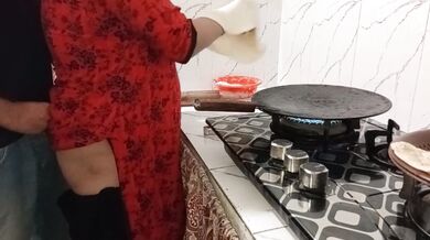 106 Indian Stepmom In Cooking Kitchen