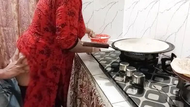 106 Indian Stepmom In Cooking Kitchen