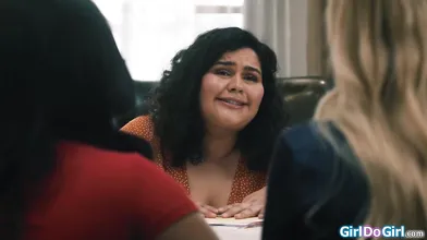 Almost caught licking busty stepmoms ass in teachers office