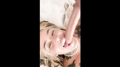 Tattooed Slut Masturbates