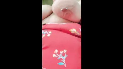 Slut Masturbates Under A Bridge