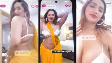 Aditi Mistry New Exclusive Live Show Nude Showing Big Boobs Tg @AditiMistry09