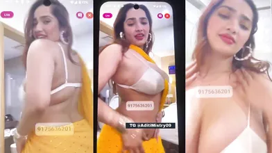 Aditi Mistry New Exclusive Live Show Nude Showing Big Boobs Tg @AditiMistry09