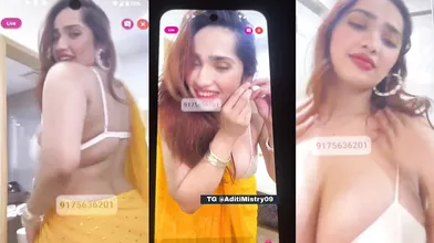 Aditi Mistry New Exclusive Live Show Nude Showing Big Boobs Tg @AditiMistry09