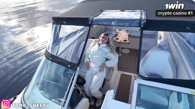 Boat penetrate with killer captain and real duo in epic homemade porn!