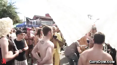 Folsom Public Gay Slut Humiliation