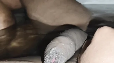 Tamil Wife bathes in the tub with hubby