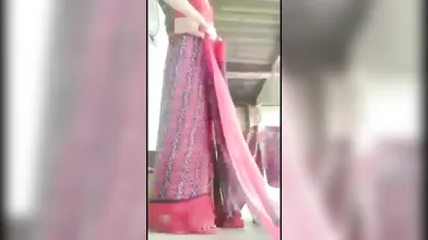 Deshi PublicPlace Desi Village Babe Saree Wear - Village Outdoor