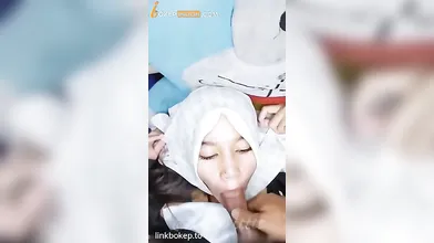 HIJAB হিজাব Jilbab Yang Lagi Viral Crot Dalem