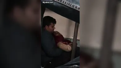 Hindi PublicPlace Indian Couple Caught In A Train