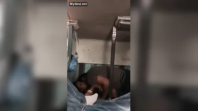 Hindi PublicPlace Indian Couple Caught In A Train