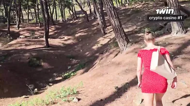 A nudist cutie with a super-naughty attitude seduced me with a deepthroat oral p