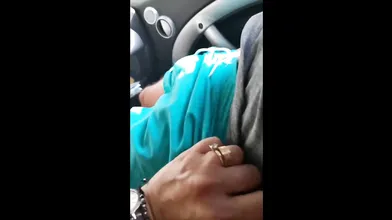 Big Slut Sucks In The Car
