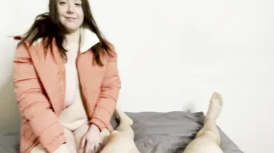 Big Slut Keeps Her Coat On To Get Fucked