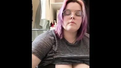 Big Slut Shows Her Tits