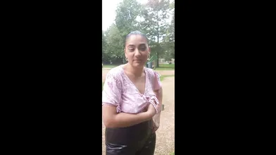 Ugly Slut Sucks In A Park