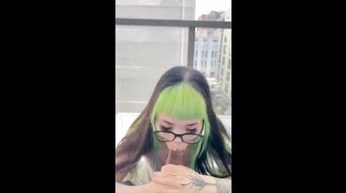 Gothic Slut Sucks A Black Man