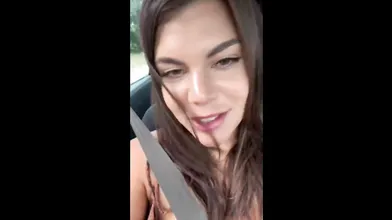 Slut Sucks In Traffic Jams