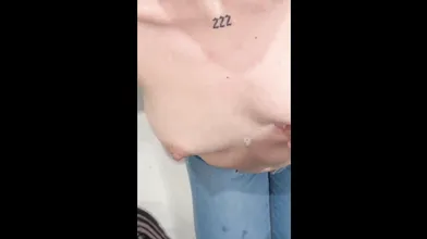 Slut Sucks And Gets Spat On