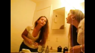 Slut Sucks In The Bathroom