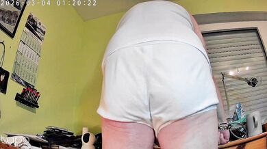 Trashed bum