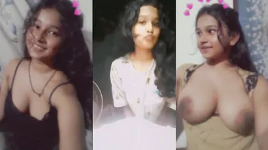 Beautiful Busty Chubby Sri Lankan Girlfriend Showing Her Big Boobs And Teasing