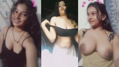 Beautiful Busty Chubby Sri Lankan Girlfriend Showing Her Big Boobs And Teasing