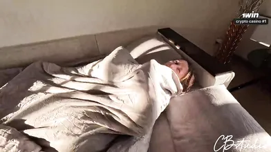 Daddy messy chat soaks hot, moist stepdaughters taut labia with his gigantic kno