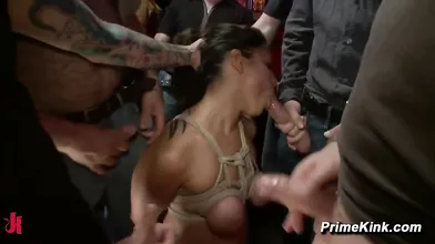 Busty Dana Vixen Public Bar Orgy