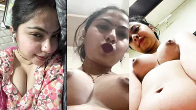 Beautiful Newly Wed Horny Punjabi Wife Self Recording Fucking Herself With Cucumber Riding & Anal Fuck With Dildo For Hubby