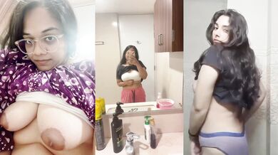 Indian Teen Showing Big Boobs To Lover