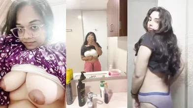 Indian Teen Showing Big Boobs To Lover