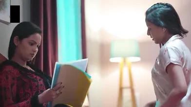 Indian Lesbian Seducing Milf Web Series Scene