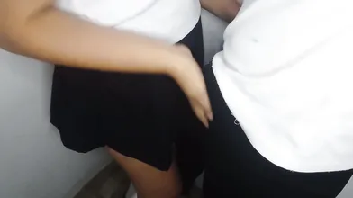 Schoolgirl Fucking In The Living Room Secretly