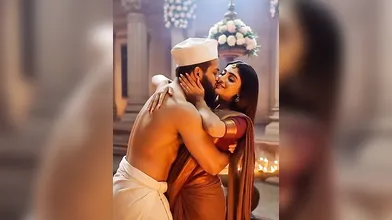 Beautiful ????️ Hindu Sanskari Aurat  with Abdur Rahman  Jay ho