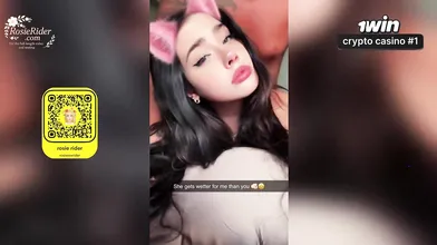 My friend's steamy girlfriend wants to make a naughty SnapChat video. Let's make