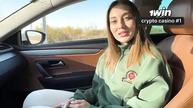 Dirty woman hitchhikes in taut leggings, displays her rump and tits, and pays fo