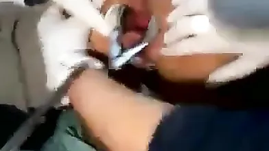 Dildo Accidentally Left In Her Asshole