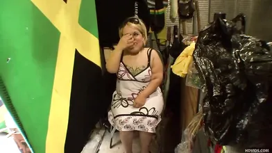Bbc Vs Midget Stella Destroy Her Pussy