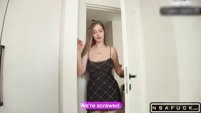 Hot Blonde in Lingerie Gets Pussy Pounded Hard