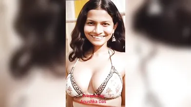 Indian desi college girl Anushka Das bold pose