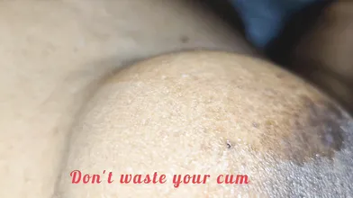 Tamil hubby swallow cum from wife boobs