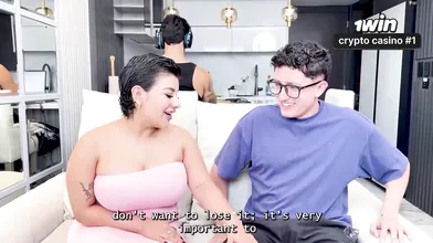 Latina hotty with succulent mounds and a tight rump rails a giant manstick - my