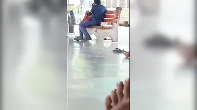 Indian Crazy Guy Getting Blowjob In – Railway Station In Public Capchar Mms Video