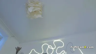 Close-Up of Blonde’s Wet Fingers Deep in Her Tight Hole