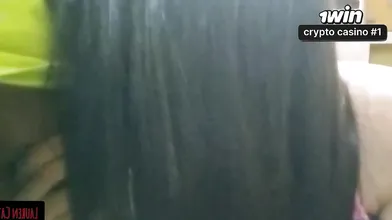 I in my mother-in-law's backyard