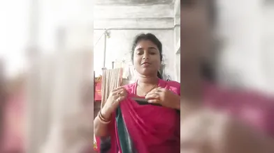 Gouthami reddy manthena removing blouse and bra showing nude milky boobs in bedr